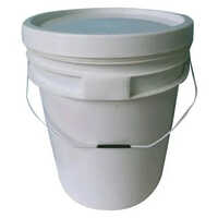 25 Kg White Hdpe Bucket - Hardness: Rigid
