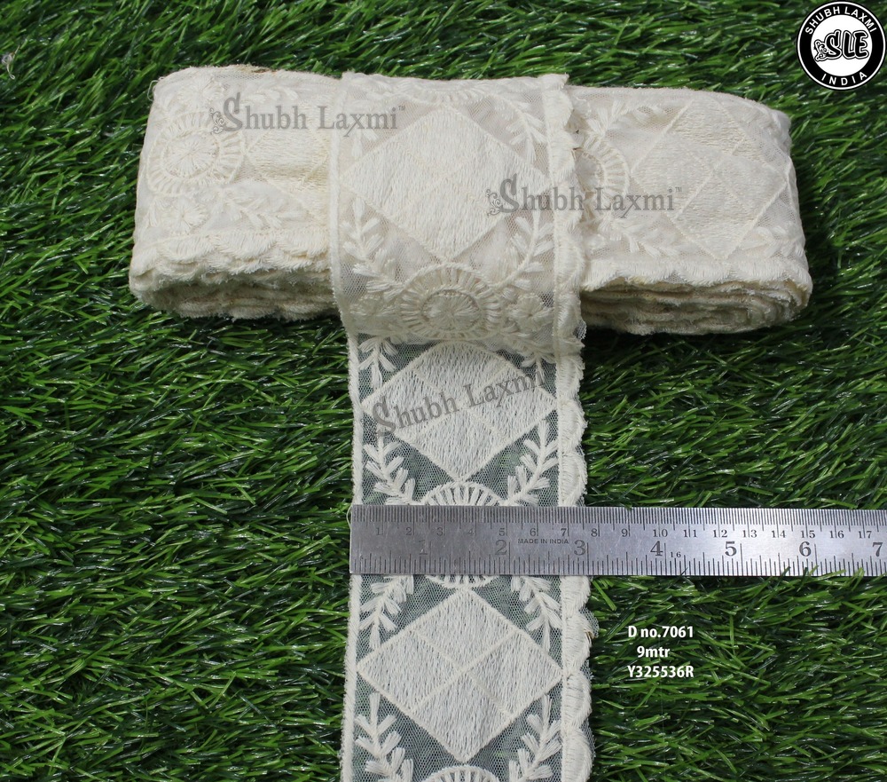 of white embroidery lace