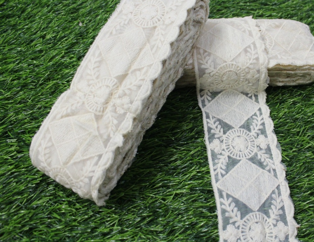 of white embroidery lace