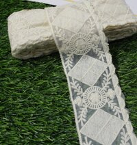 of white embroidery lace