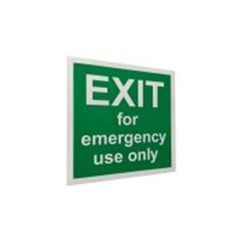 Emergency Exit Board - Body Material: Plastic