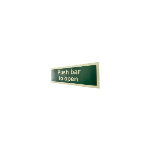 Push Bar To Open - Body Material: Plastic