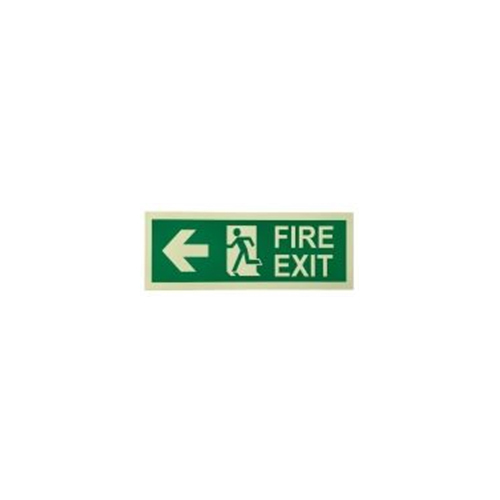Fire Exit Sign Board - Body Material: Plastic