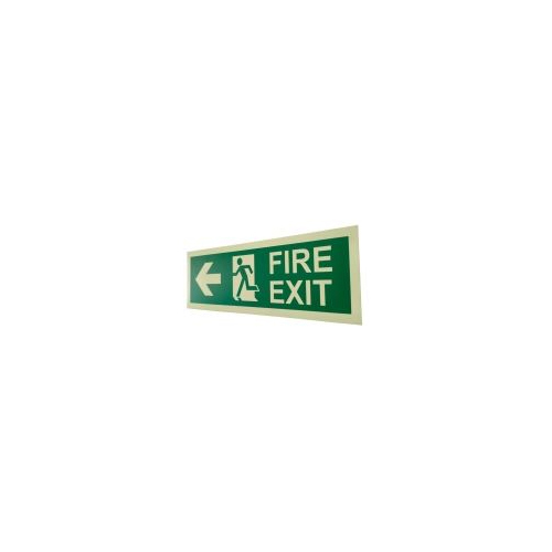 Fire Exit Sign Board - Body Material: Plastic