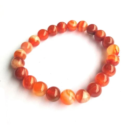 Red Carnelian Bracelet - Gender: Unisex