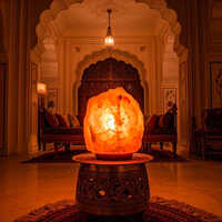 Himalayan Salt Lamp - Color: Red