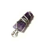 Natural Amethyst Pendulum - Grade: A