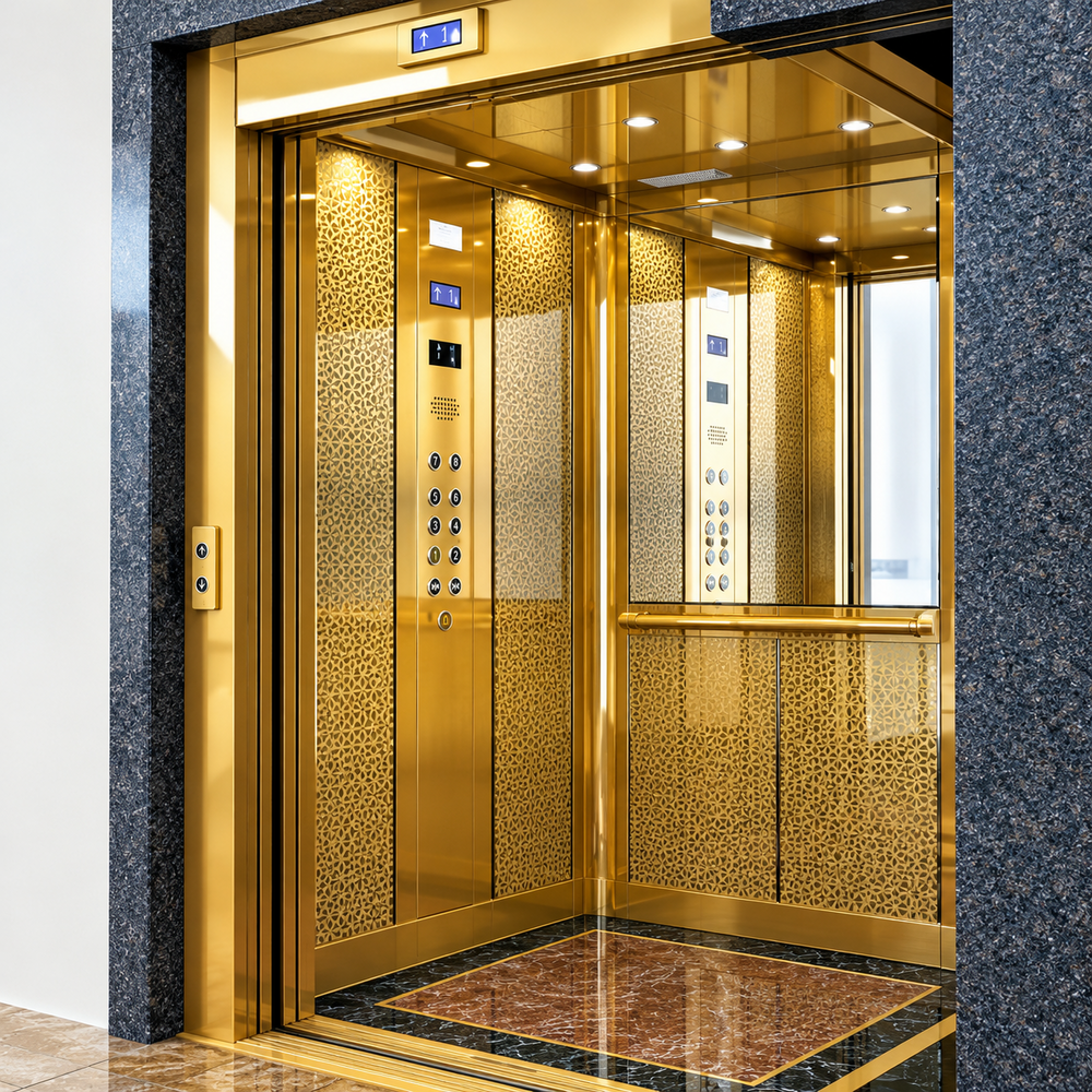 Designer Lift Cabin - Load Capacity: 1 Tonne