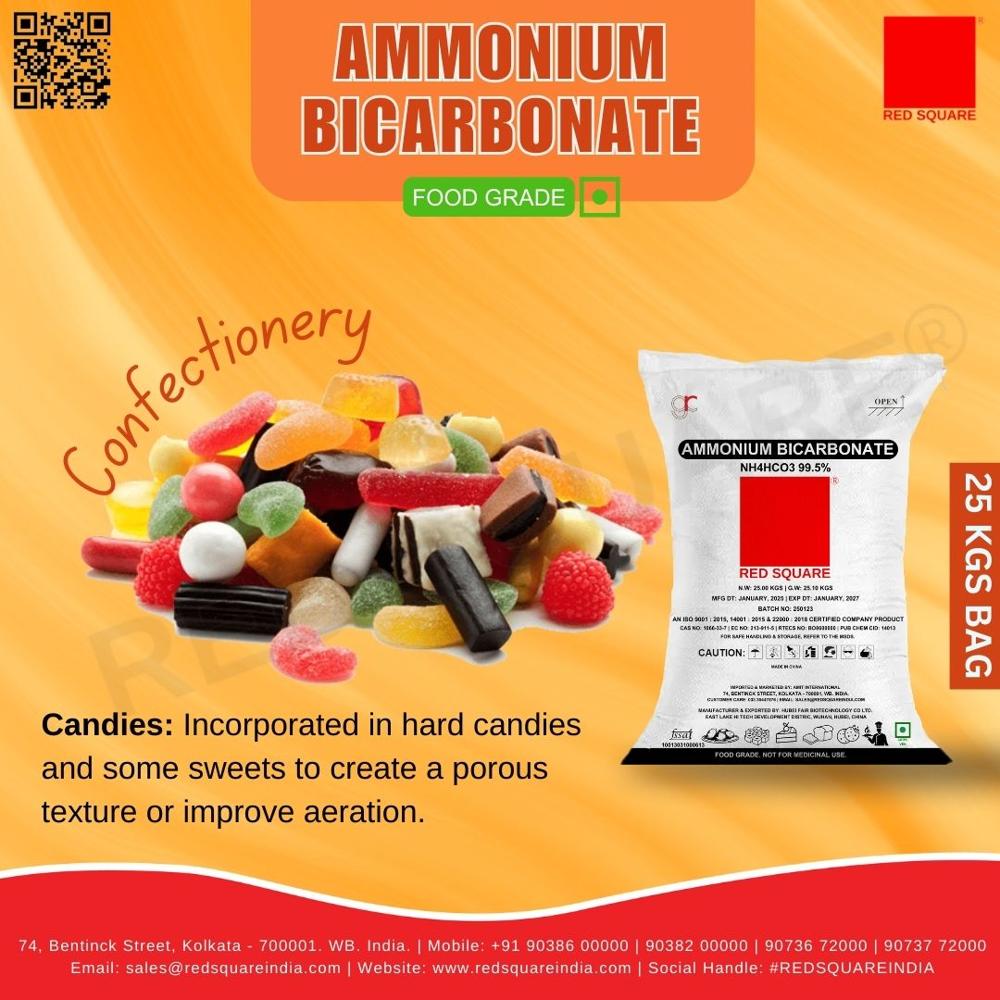 Ammonium Bicarbonate - Food Grade - RED SQUARE