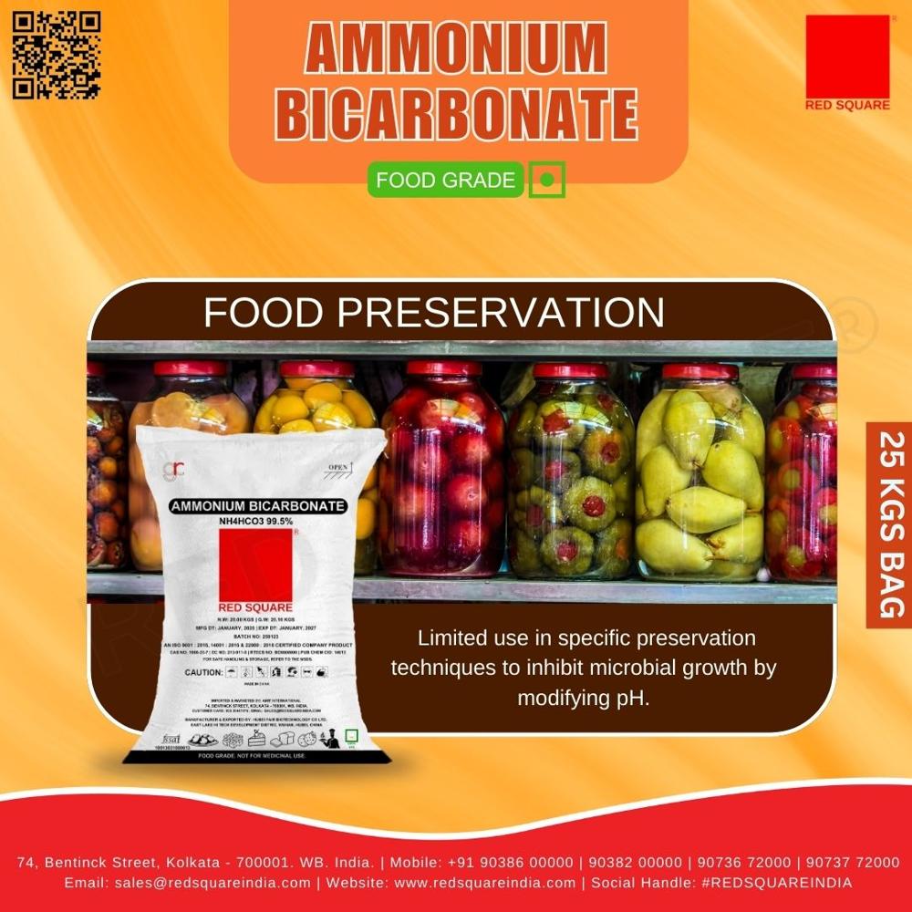 Ammonium Bicarbonate - Food Grade - RED SQUARE