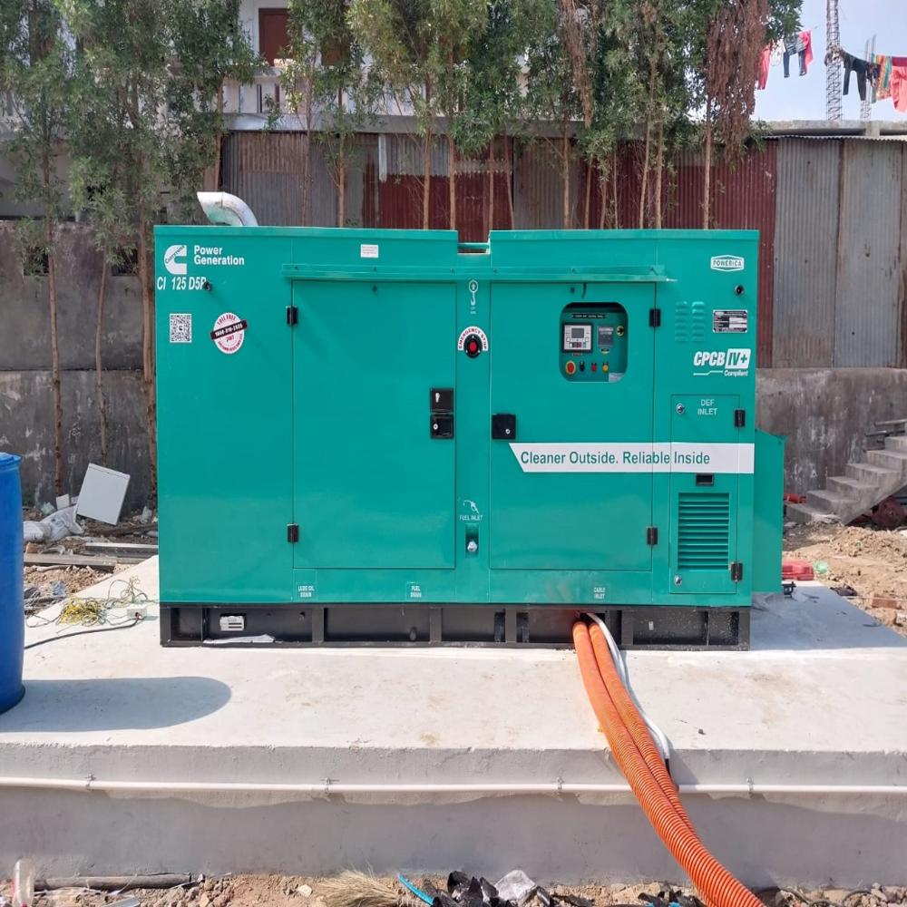 Fuel-efficient Quiet Generator In Africa - Color: Green