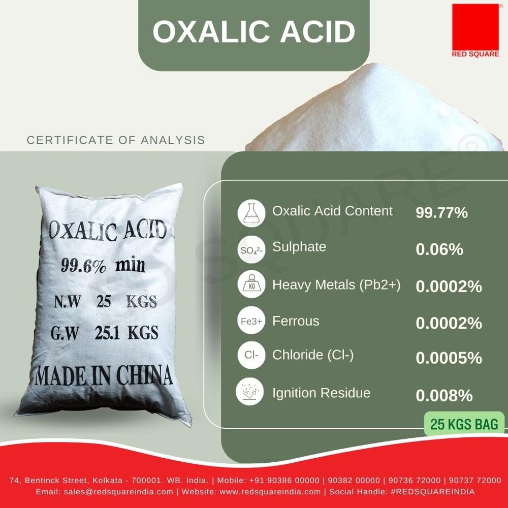 Oxalic Acid - Cas No: 144-62-7