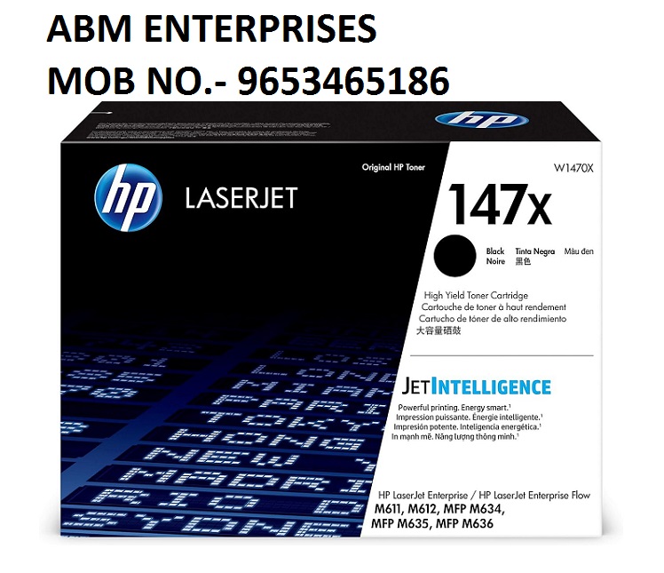 HP 147X Black High-yield Toner Cartridge