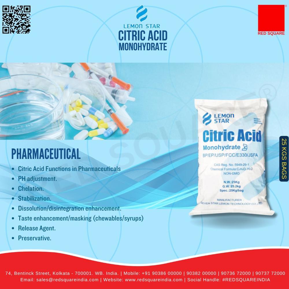 Citric Acid Monohydrate - Lemon Star