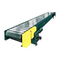 Z Type Slat Chain Conveyors - Color: Green