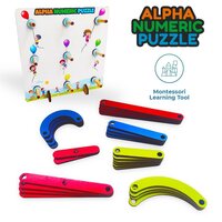 Alpha Numeric Puzzle - Color: Colorful