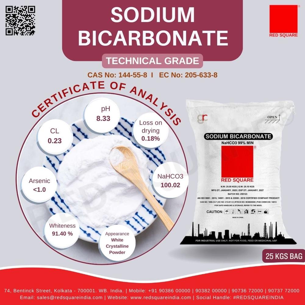 Sodium Bicarbonate - Technical Grade - RED SQUARE
