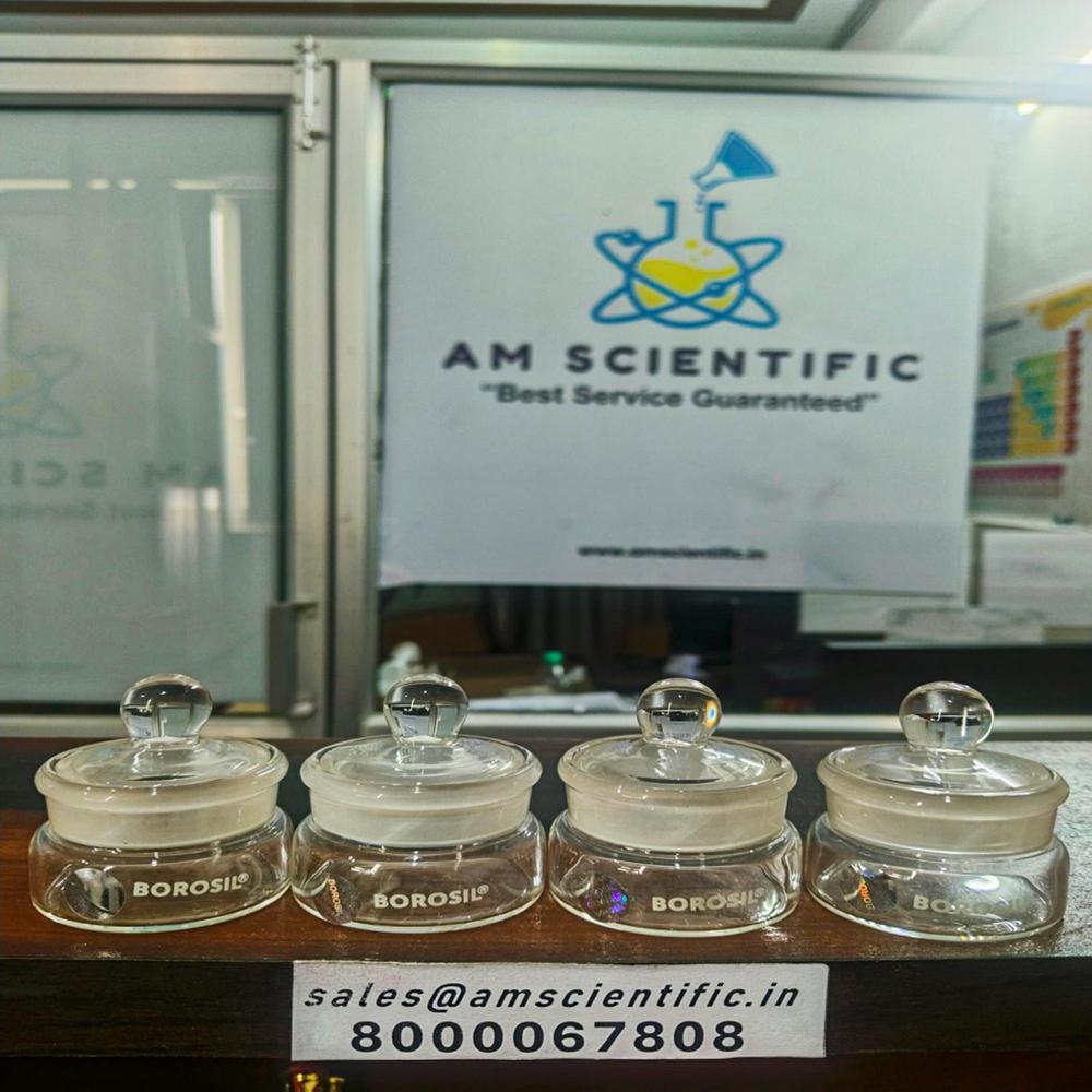 Weighing Bottles With Ic Glass Lid - Color: Transparent