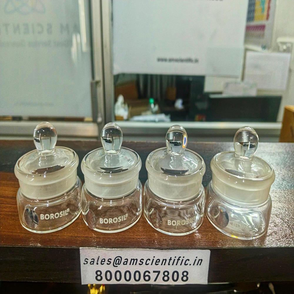 Weighing Bottles With Ic Glass Lid - Color: Transparent