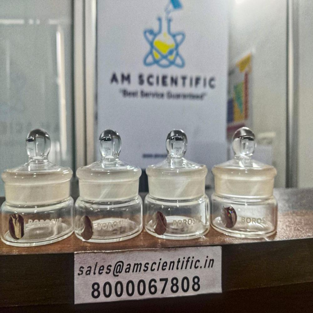 Weighing Bottles With Ic Glass Lid - Color: Transparent