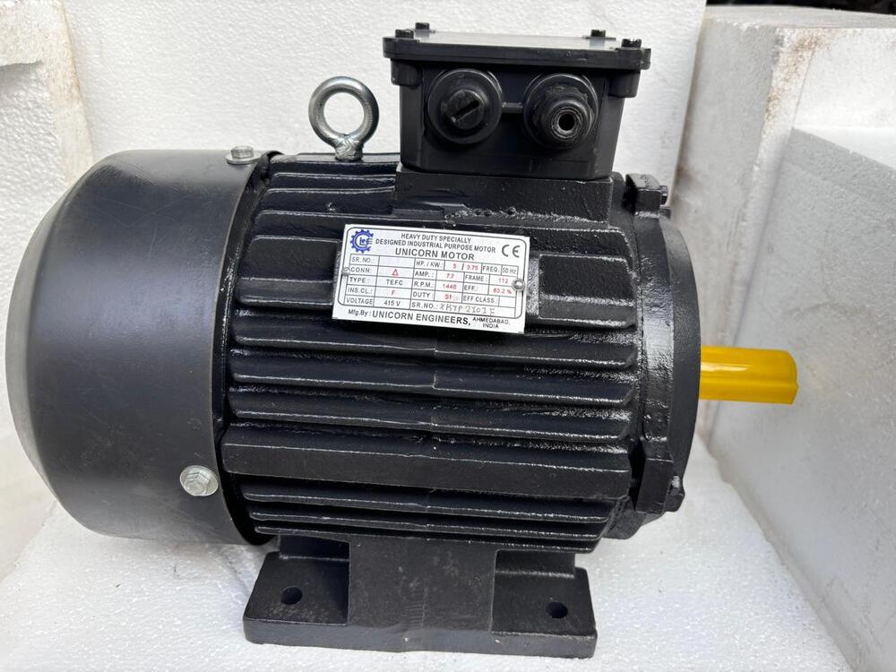 Ac Motor Foot Mounting - Color: Black