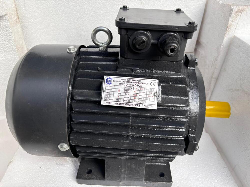 Ac Motor Foot Mounting - Color: Black
