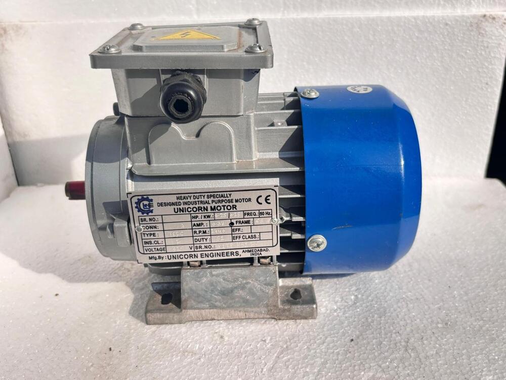 1 HP 1440 RPM 3 PHASE FACE MOUNTED MOTOR