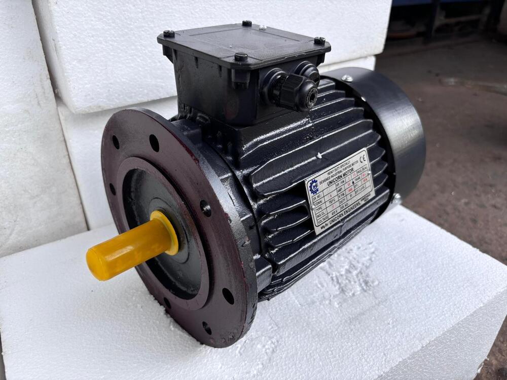 Ac Motor Flange Mounted - Color: Black