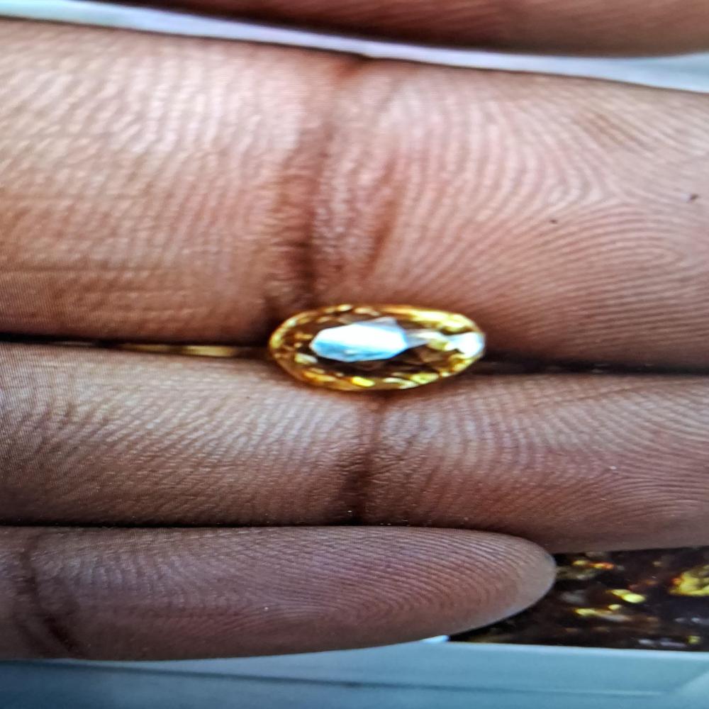 Zircon Yellow Natural Gemstone
