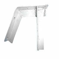 Galvanized F Bracket, For Green House - Color: Grey