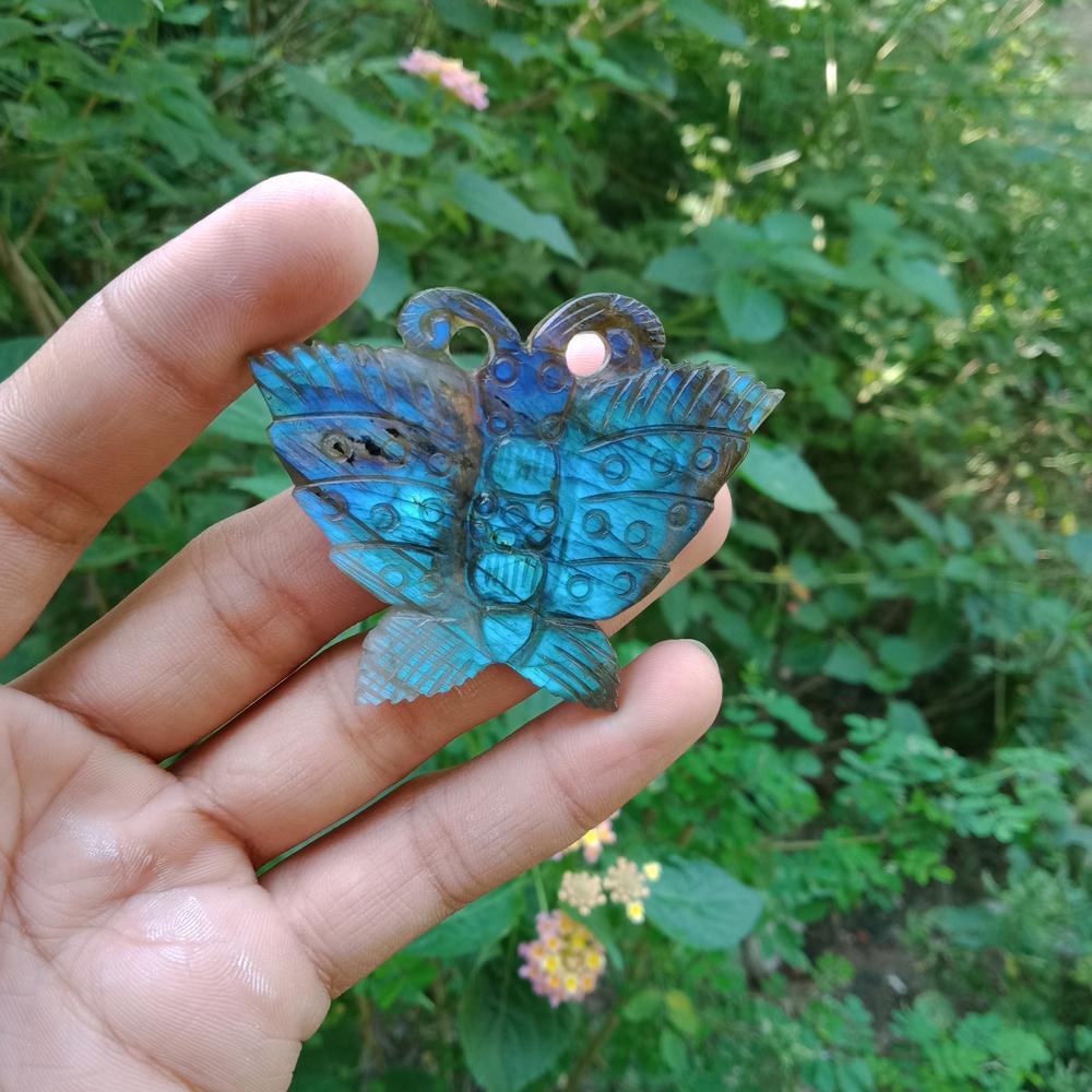 Labadrodrite Butterfly Pendent