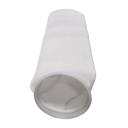 Cotton Non-Woven Micron Felt Filter Bag - Color: White