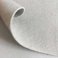 Non Woven Needle Felt Industrial Fabric - Color: White