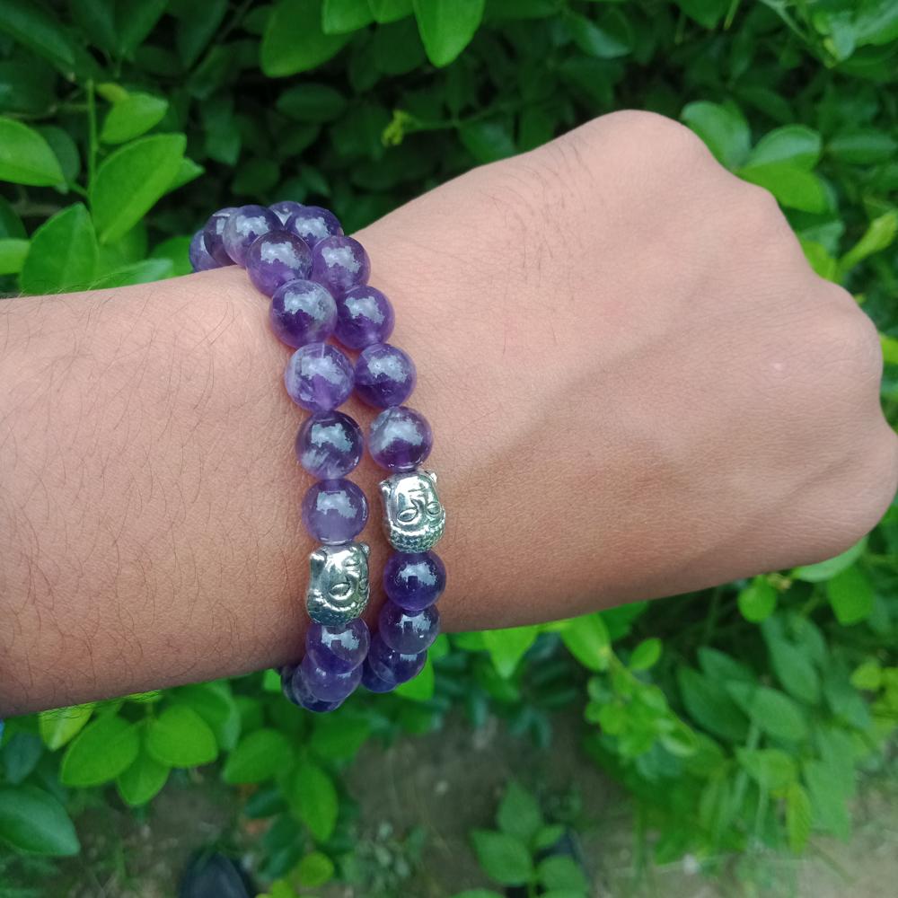 Amethyist bracelate