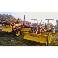 Ms Tractor Fitted Grader - Color: Yellow