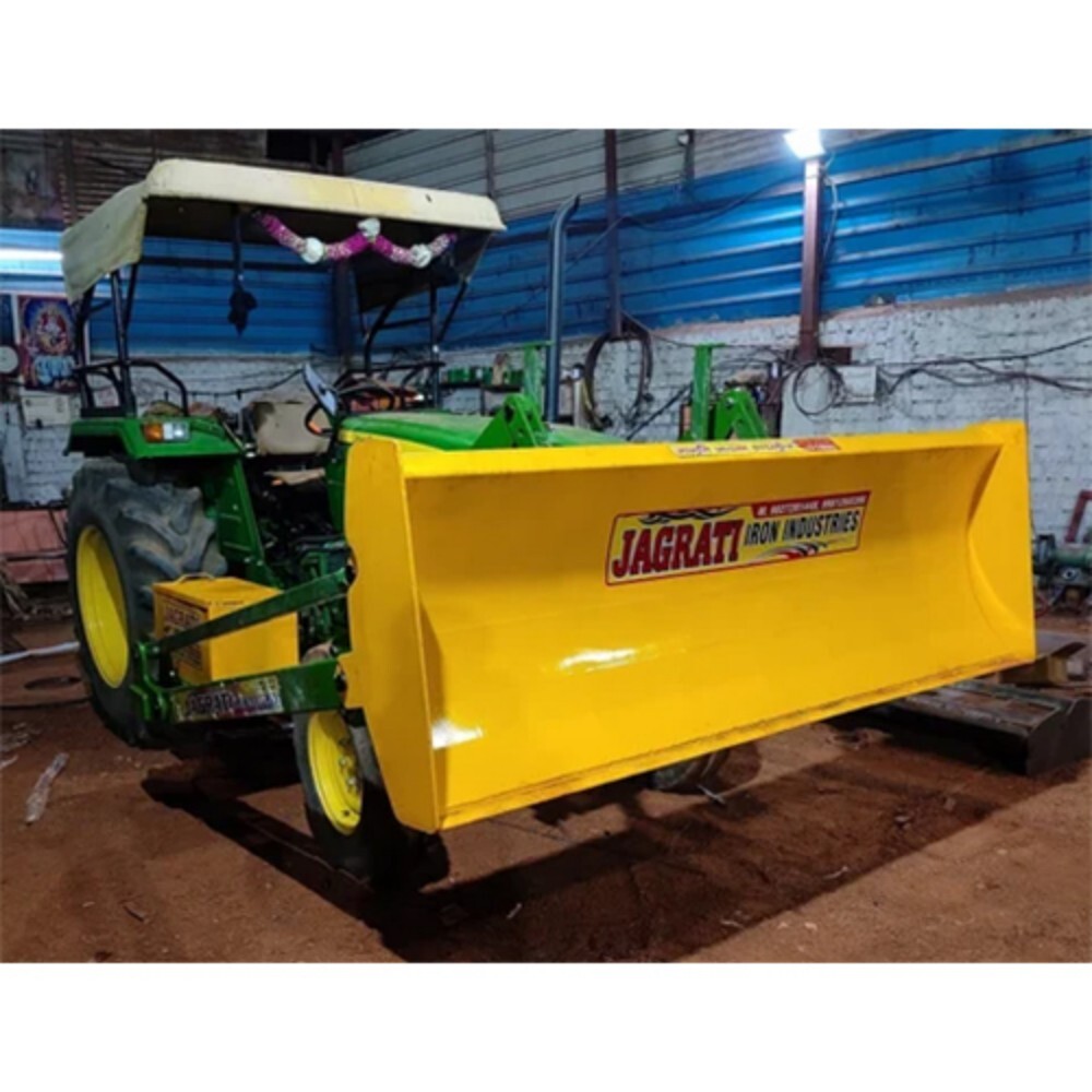Tractor Mounted Front End Dozer - Color: Green And Yellow