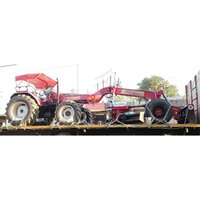 Tractor Fitted Grader - Color: Yellow