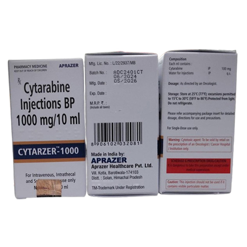 100Mg Cytarabine Injection Bp - Drug Type: General Medicines