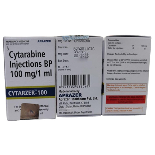 100Mg Cytarabine Injections Bp - Drug Type: General Medicines