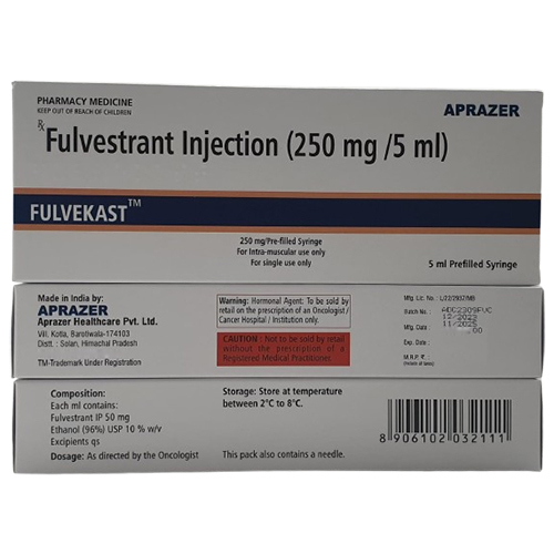 250Mg Fulvestrant Injection - Drug Type: General Medicines