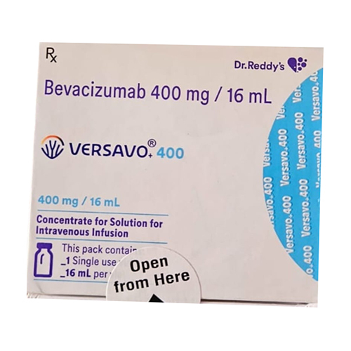 400mg Bevacizumab Infusion - Dosage: 400 mg, Liquid Form | Suitable for Adults, Store at Room Temperature, General Medicine