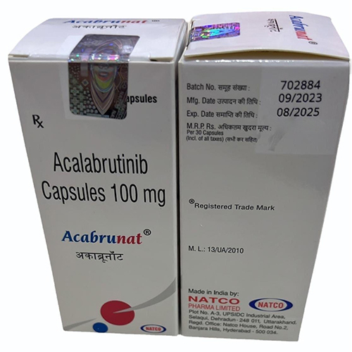 100Mg Acalabrutinib Capsules - Drug Type: General Medicines