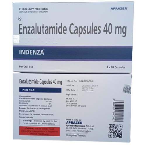 40Mg Enzalutamide Capsules - Drug Type: General Medicines