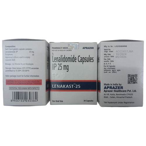 25Mg Lenalidomide Capsules - Drug Type: General Medicines