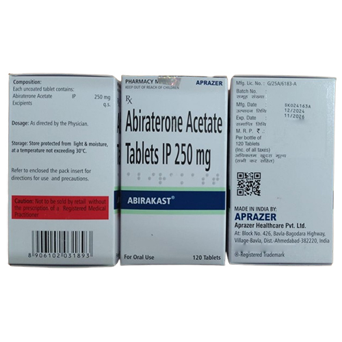 250mg Abiraterone Acetate Tablets IP