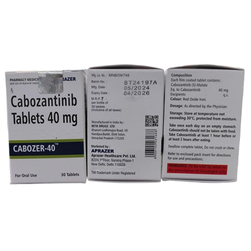 40mg Cabozantinib Tablets