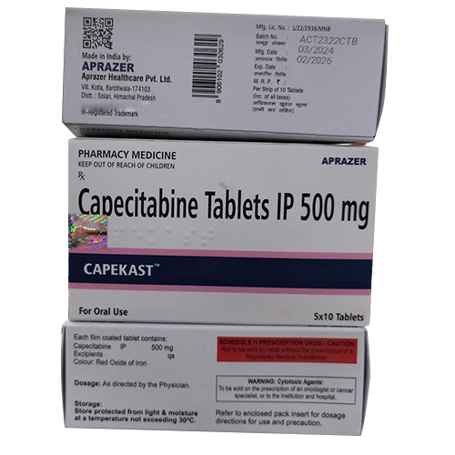 500mg Capecitabine Tablets IP