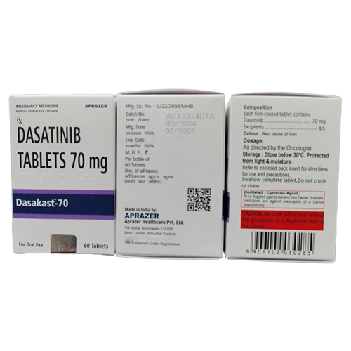 70mg Dasatinib Tablets IP