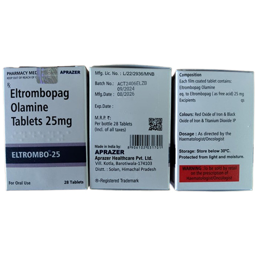 25mg Eltrombopag Olamine Tablets
