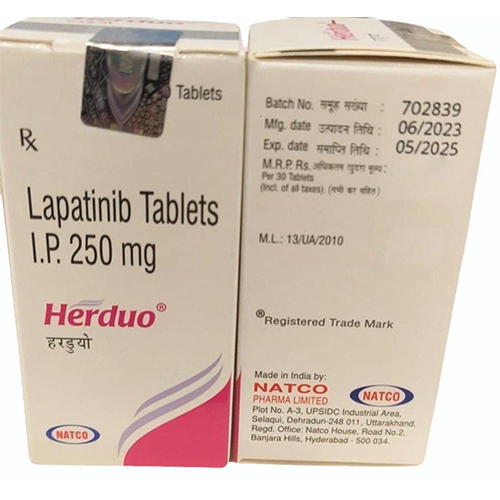 250mg Lapatinib Tablets IP